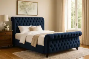 Swan Sleigh Bed