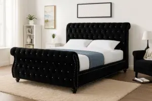 Swan Chesterfield Bed