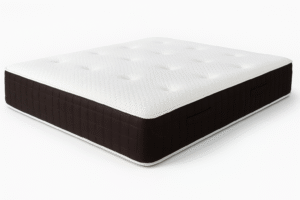Rhodeo 3000 Pocket Hybrid Tufted brown leather Border Mattress – Comfort (Firm)