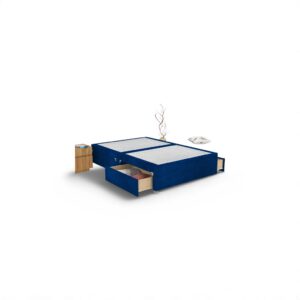 Classic Linen Fabric Divan Bed Base
