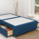 Plush Suede Bed Base