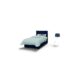 Blue Plush Velvet Divan Bed Base (Included Feet)