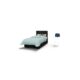 Blue Plush Velvet Divan Bed Base (Included Feet)